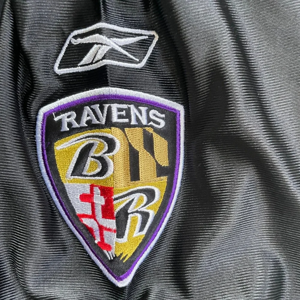 Cropped Cut Off Reebok Mens 52 Baltimore Ravens Joe Flacco 5‎ Jersey Black R700A